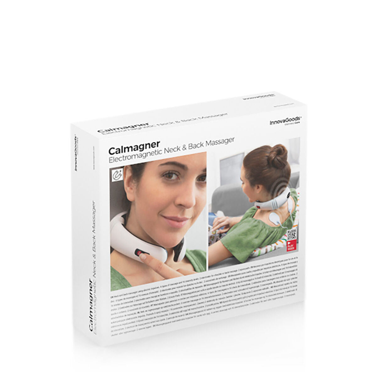 InnovaGoods Electromagnetic Neck & Back Massager – 6 Modes, 16 Intensity Levels