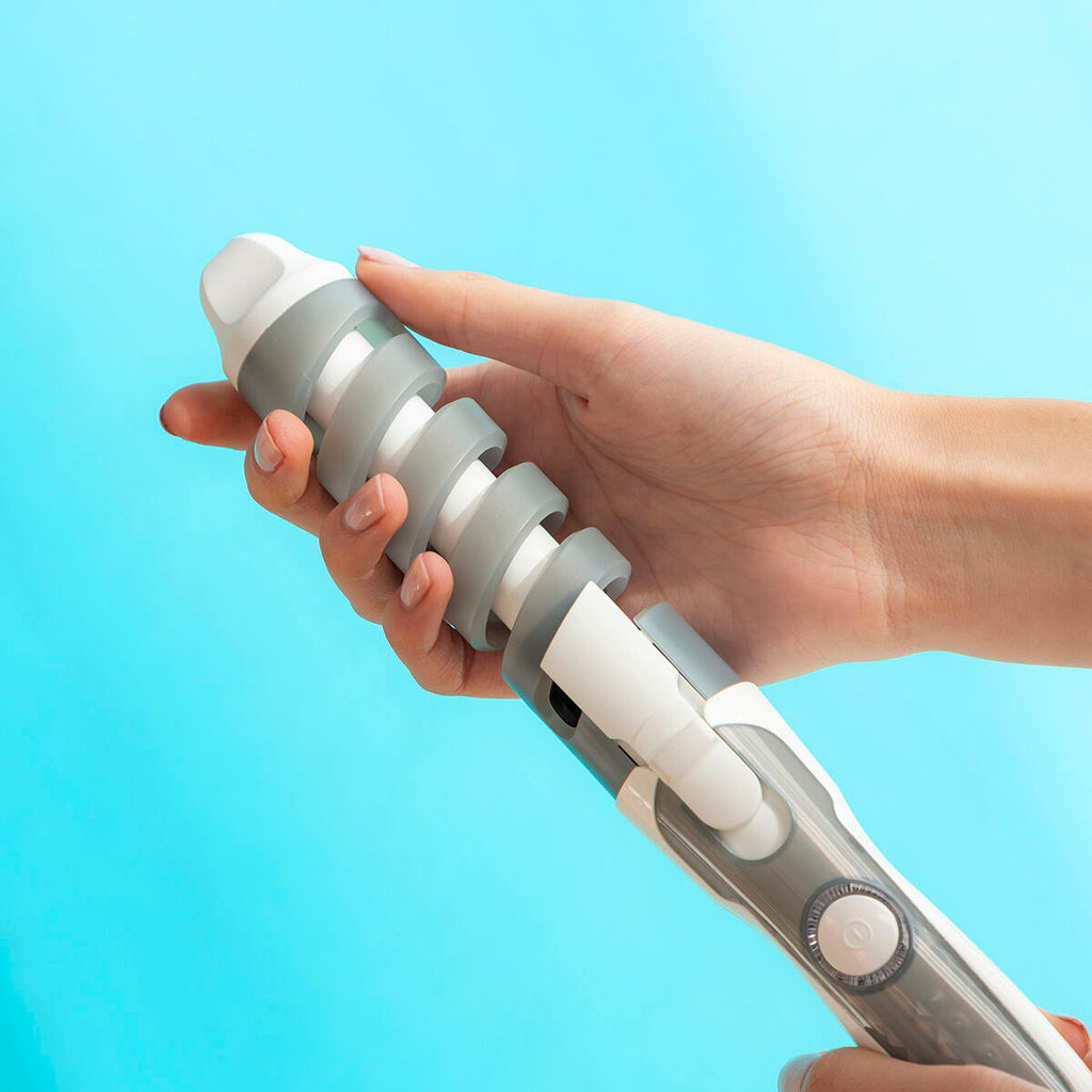 InnovaGoods Ceramic Spiral Curling Iron - 190°C Professional Hair Curler