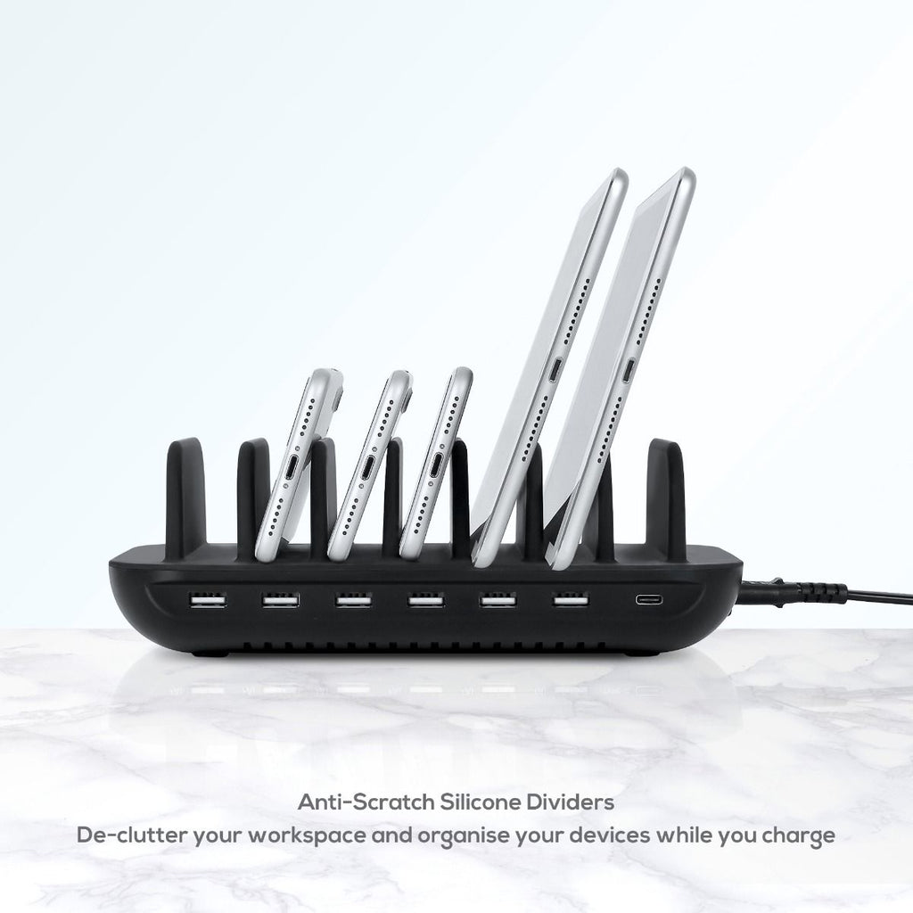 NNEDSZ mbeat Gorilla Power 7-Port 60W USB + USB-C Charging Station