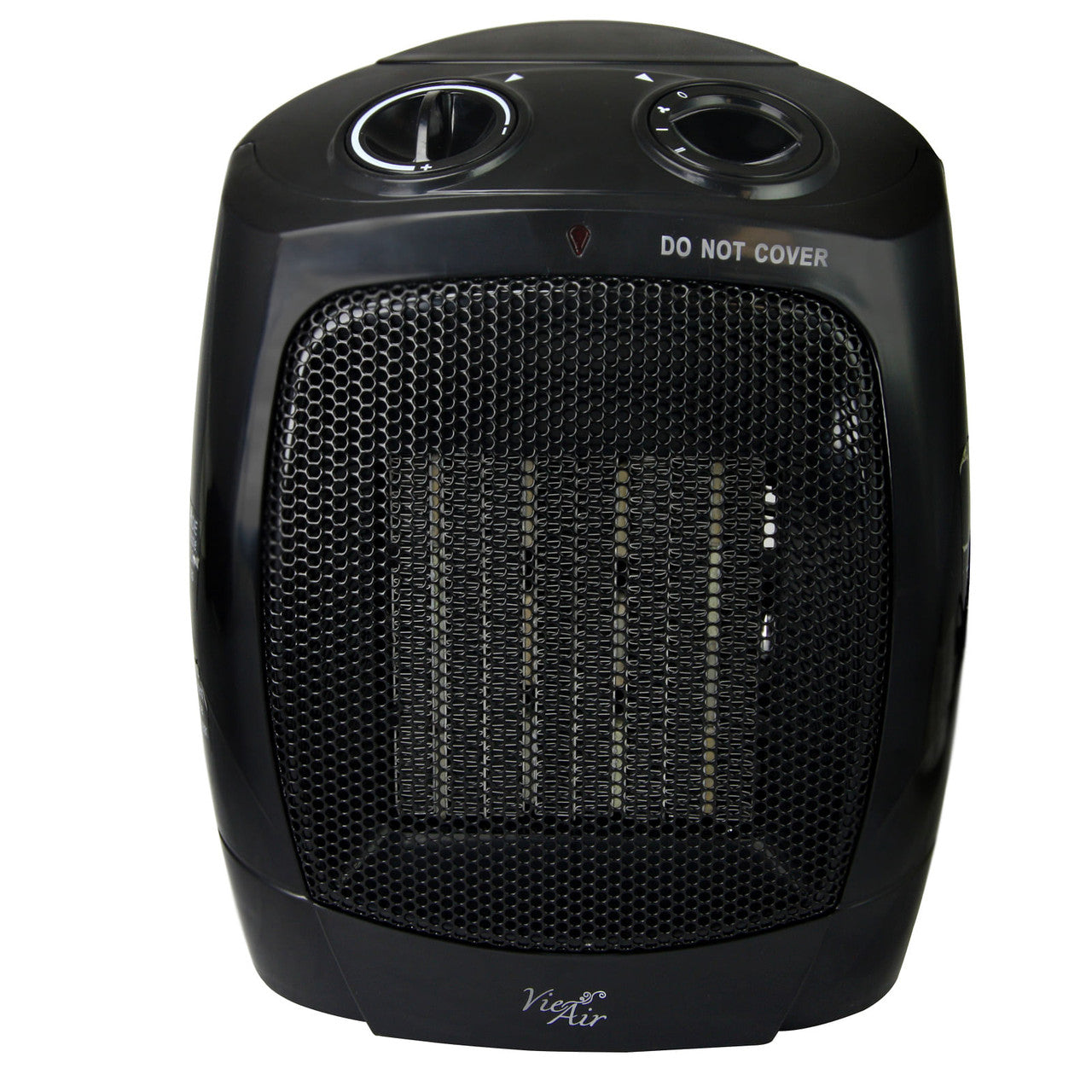Vie Air 1500W Portable Ceramic Heater | 2 Heat Settings, Thermostat & Safety Shut-Off