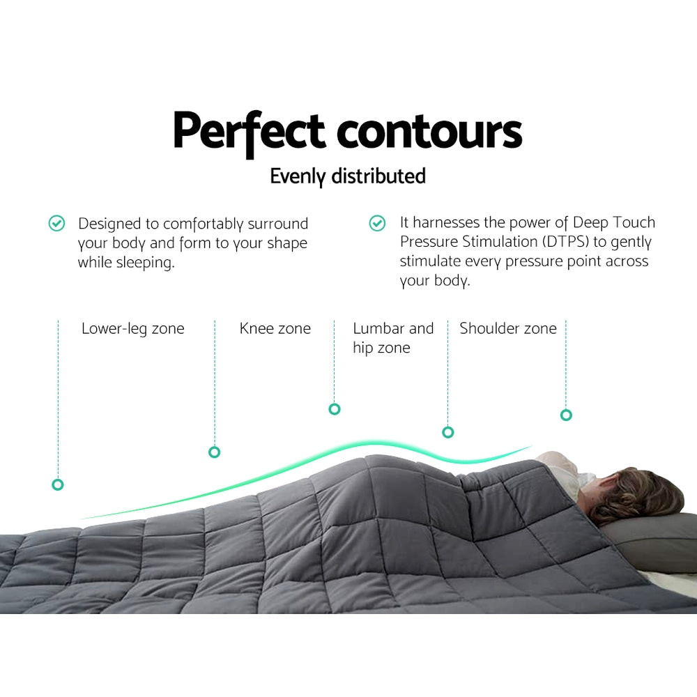 Giselle Bedding Weighted Blanket 11KG – Deep Touch Pressure Adult Blanket