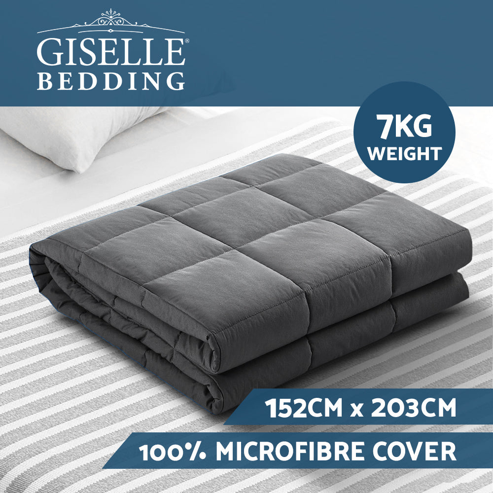 Giselle Bedding Weighted Blanket 7KG – Deep Touch Pressure Adult Blanket