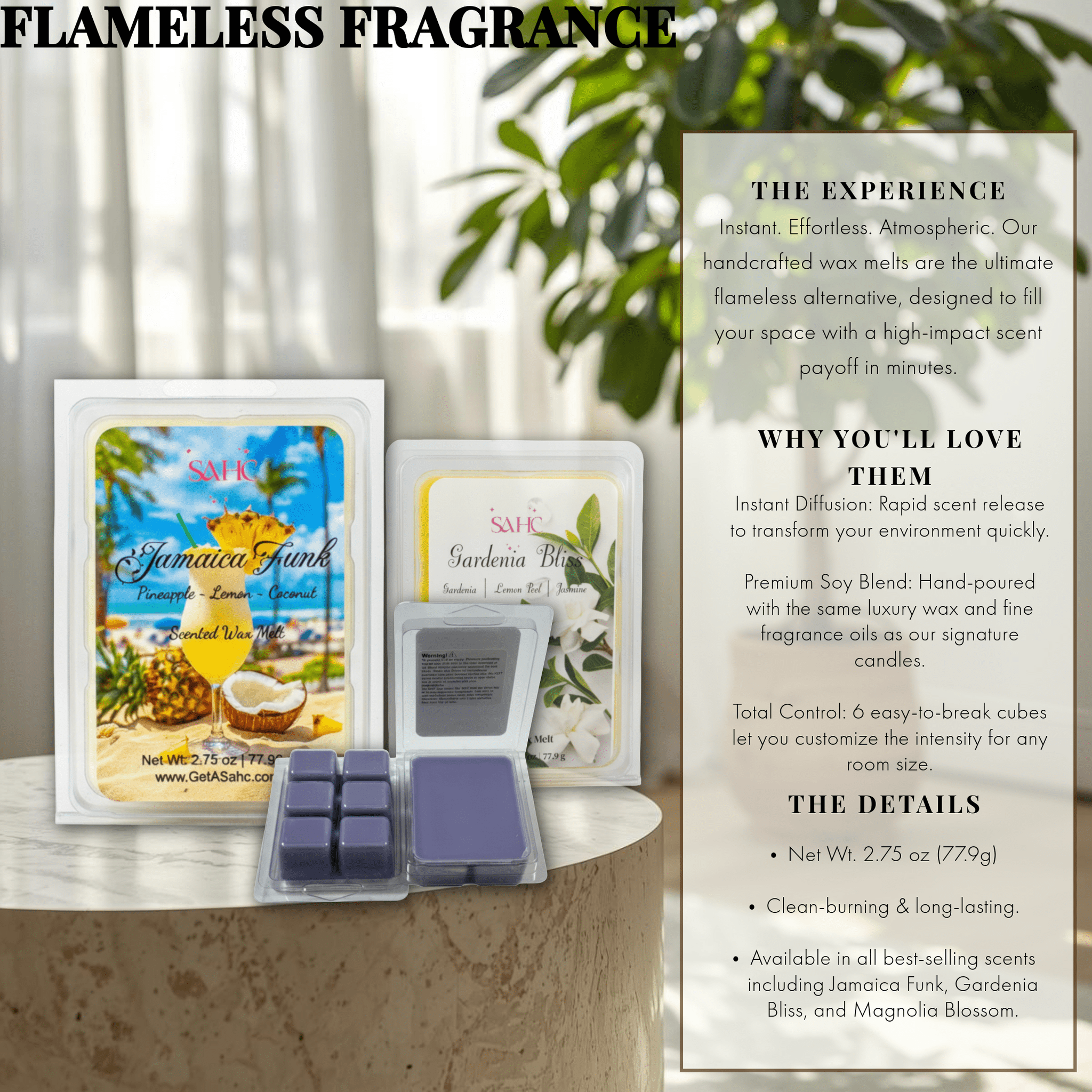 Midnight Gin Wax Melts | Premium Scented Wax Cubes