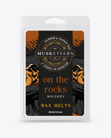 Whisky Wax Melts | Luxury Masculine Home Fragrance by Musketeers