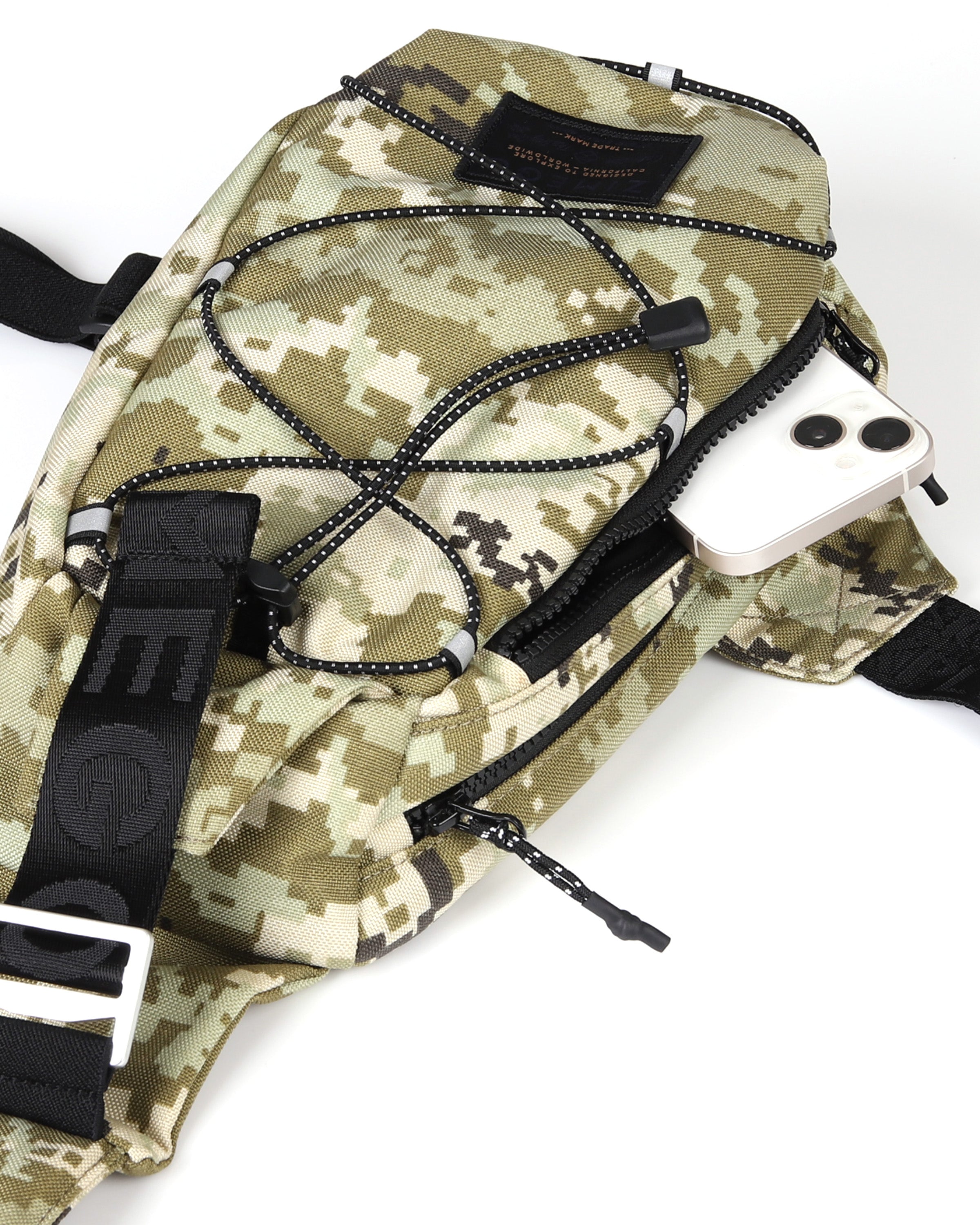 ZIMEGO ROADTRIPPER SLING Camo - Crossbody Utility Sling Backpack