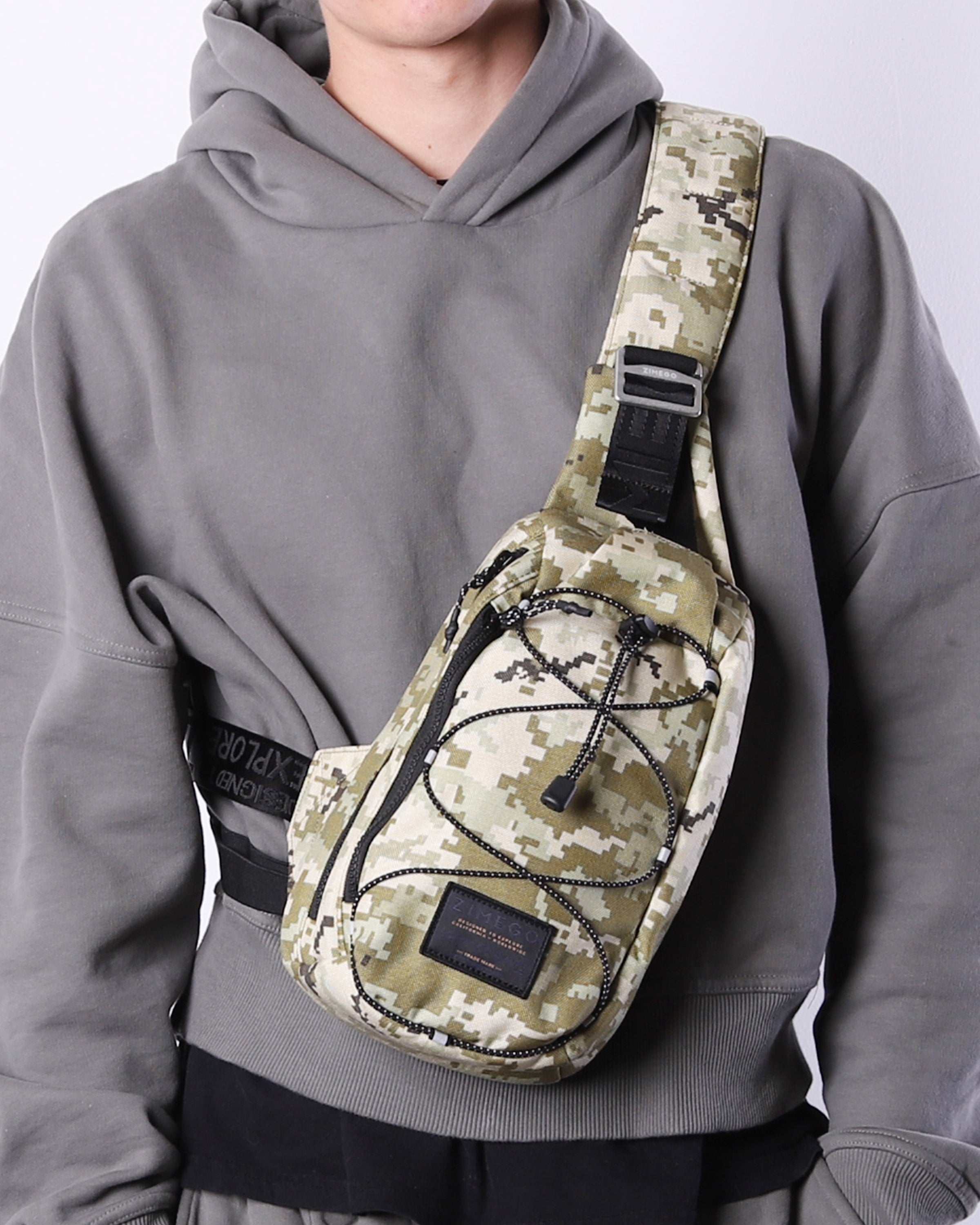 ZIMEGO ROADTRIPPER SLING Camo - Crossbody Utility Sling Backpack