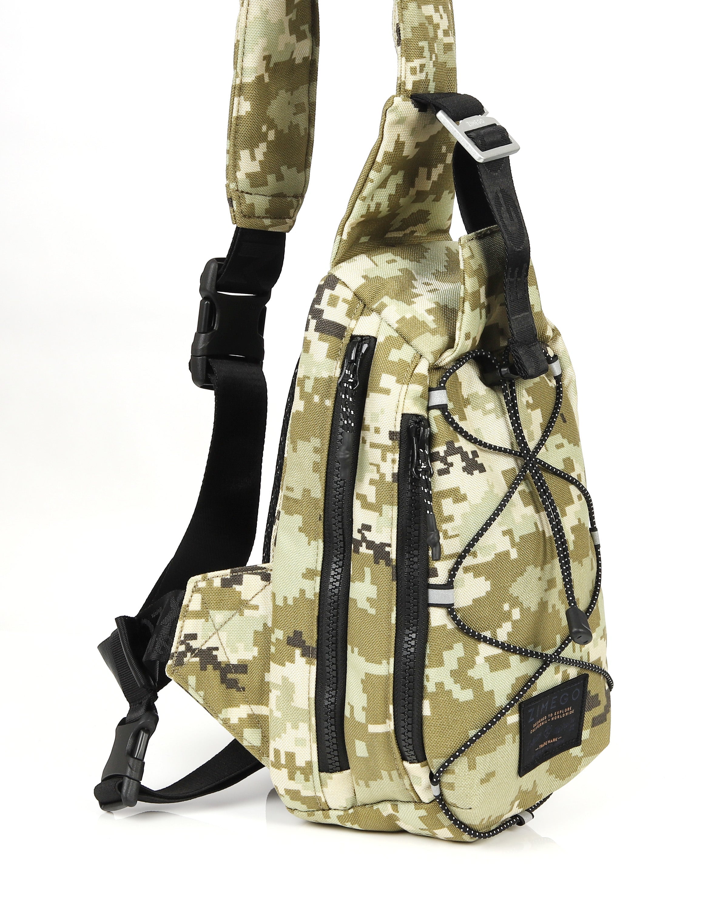 ZIMEGO ROADTRIPPER SLING Camo - Crossbody Utility Sling Backpack