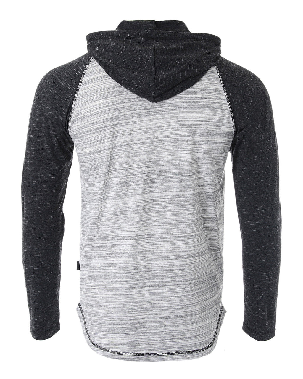 ZIMEGO Mens Long Sleeve Lightweight Hooded Henley – Color Block Pullover Hoodie  for Casual Gym Workout Travel
