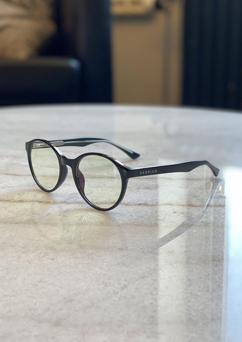 Zerpico Tron Blue Light Glasses – Round Anti Blue Light Computer & Gaming Glasses