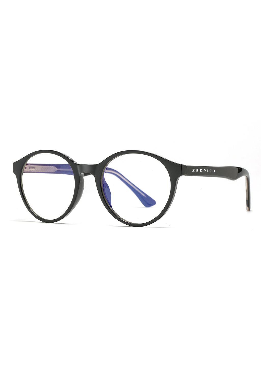 Zerpico Tron Blue Light Glasses – Round Anti Blue Light Computer & Gaming Glasses