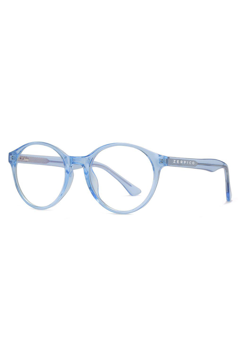 Zerpico Tron Blue Light Glasses – Round Anti Blue Light Computer & Gaming Glasses