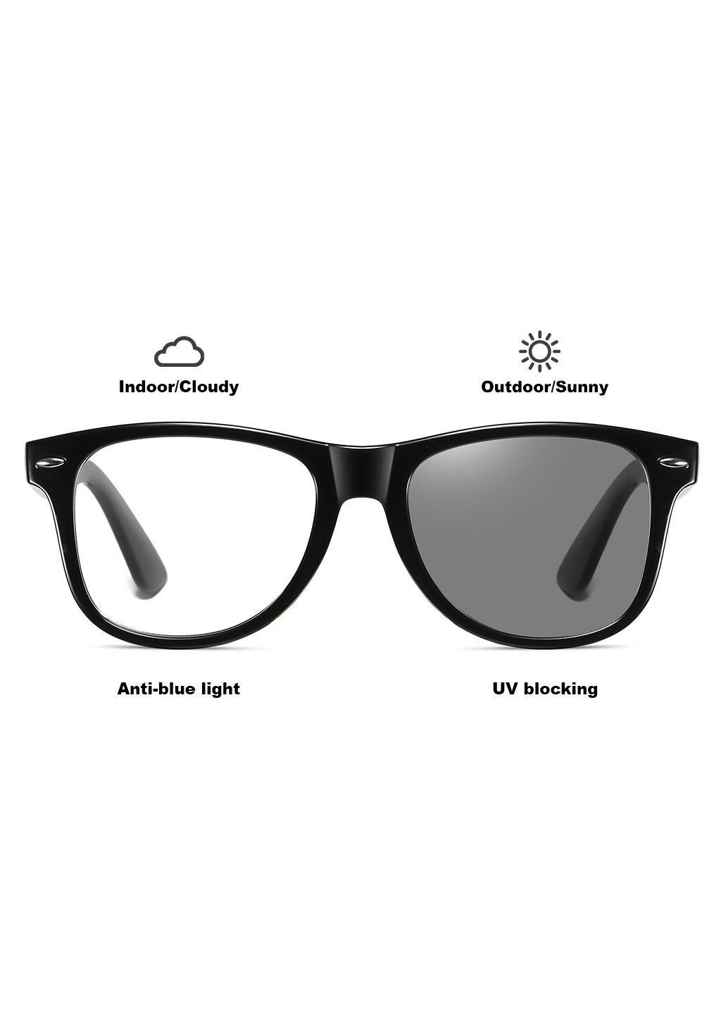 Zerpico Xenon Blue Light Glasses – Wayfarer Anti Blue Light Computer & Gaming Glasses