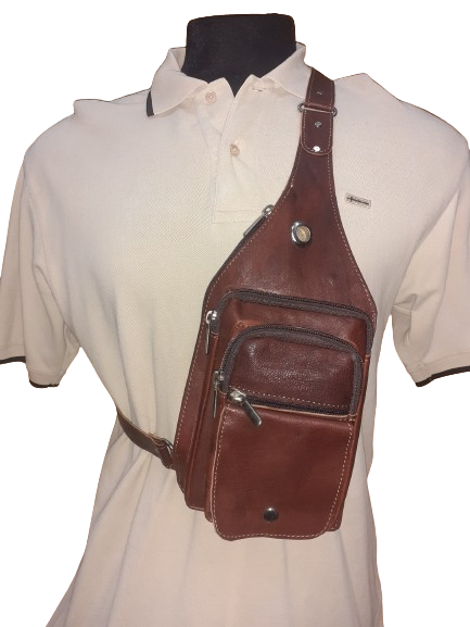 Handmade Triangular Crossbody Bag – Unisex Messenger
