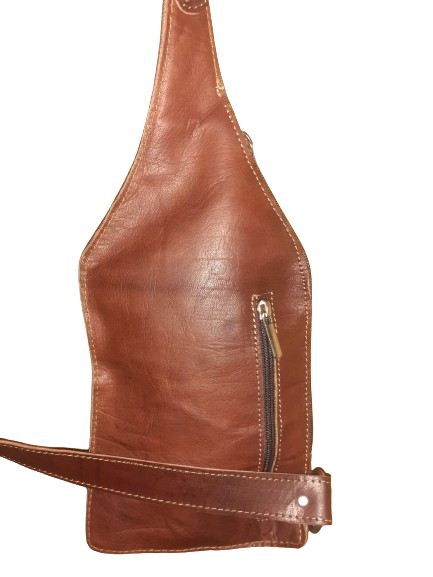 Handmade Triangular Crossbody Bag – Unisex Messenger