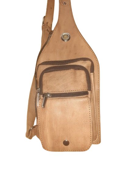 Handmade Triangular Crossbody Bag – Unisex Messenger