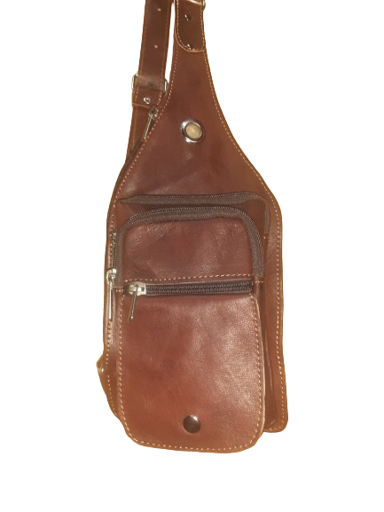 Handmade Triangular Crossbody Bag – Unisex Messenger