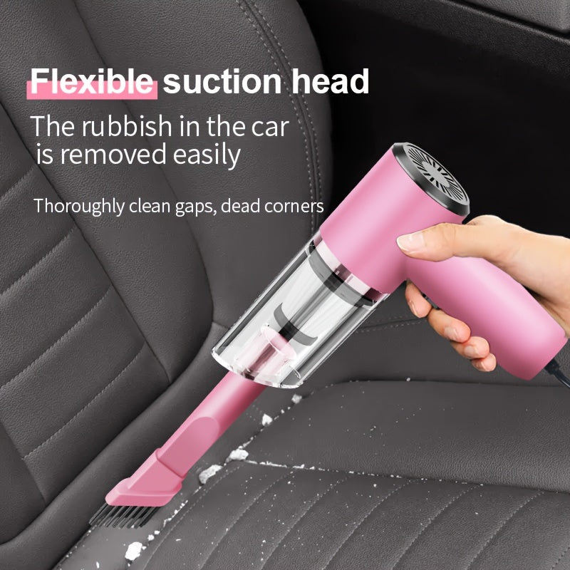 NNETM 12V Handheld Car Vacuum Cleaner with Accessories Kit