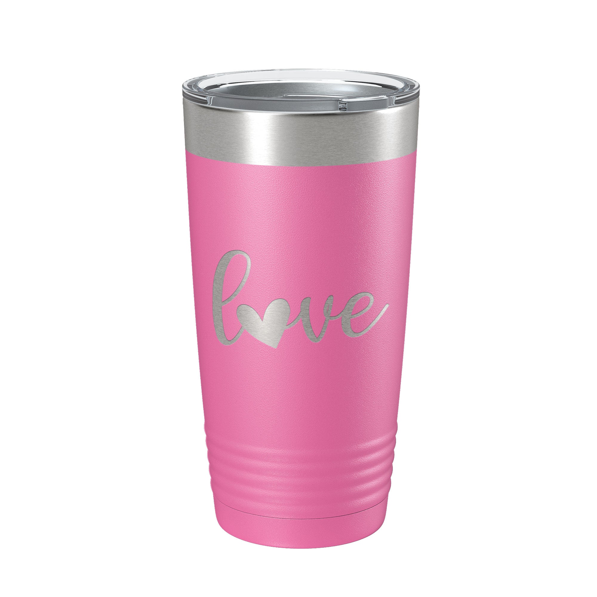 Love Tumbler Travel Mug Insulated Laser Engraved Coffee Cup 20 oz