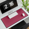 Bright Pink Desk Mat – Non-Slip, Anti-Fray | Gaming & Office Mouse Pad
