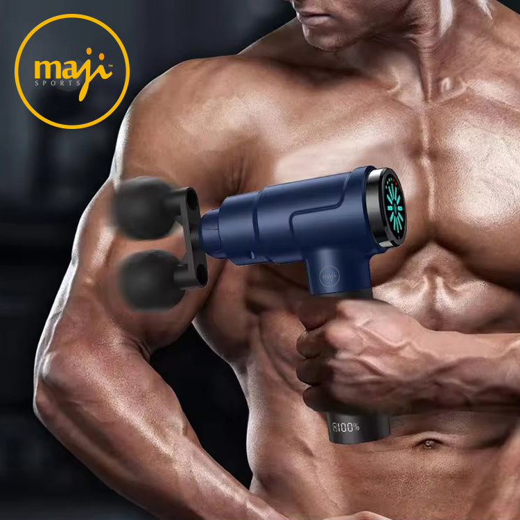 TonoVita Dual-Head Percussion Massage Gun – Hot Compress & LCD Screen