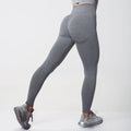 Women’s Seamless High-Waist Yoga Leggings – Ankle-Length, 9 Colors, Sizes S–L