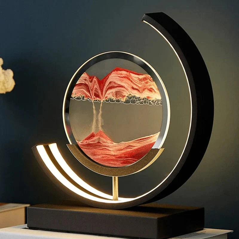 Moving Sand Art LED Table Lamp