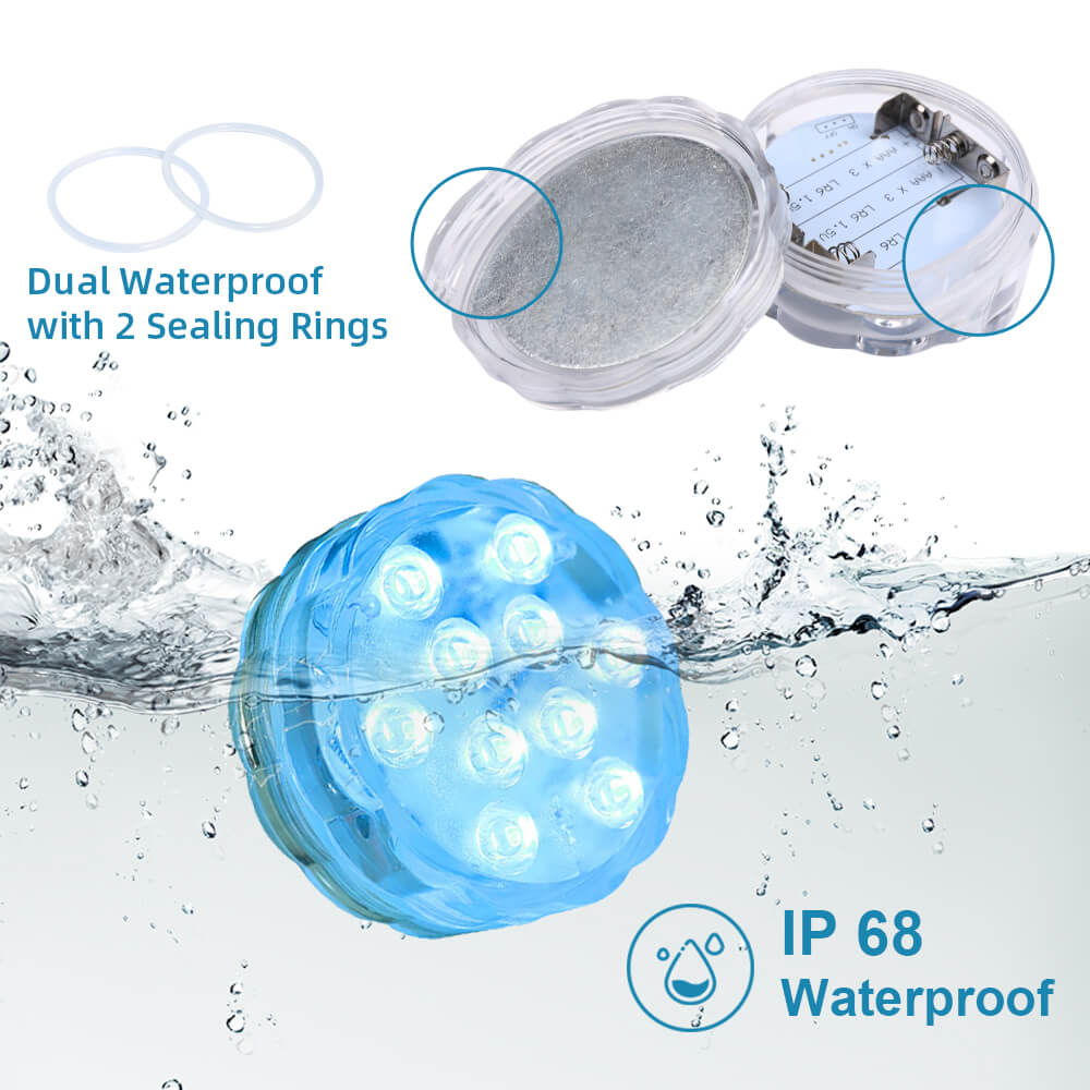 Multi Color Submersible LED Lights Underwater Pool Light
