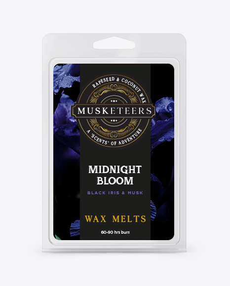 Black Iris & Musk Wax Melts | Handmade Luxury Home Fragrance